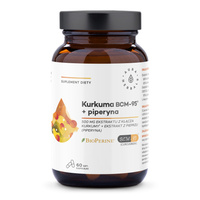 AURA HERBALS Kurkuma 500 mg BCM-95® + piperyna Suplement diety Kapsułki 60 szt.
