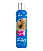 BLOND TIME 4 Silver Barwiący Szampon do Włosów Rozjaśnionych i Siwych + Anti-Yellow Effect 200 ml