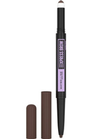 MAYBELLINE Express Brow Satin Duo Dwustronna Kredka do brwi nr 04 Dark Brown 1szt