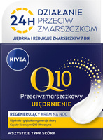 NIVEA Q10 Power Regenerujący krem przeciwzmarszczkowy na noc - Ujędrnienie 50 ml
