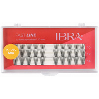 IBRA Kępki rzęs FAST LINE 0.10/C - Mix (10,12,14mm)  1op.