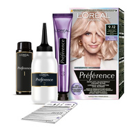LOREAL Preference Farba do włosów 9.12 - Bardzo Jasny Popielaty Beżowy Blond 1 op.