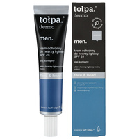 TOŁPA Dermo Men Krem ochronny do twarzy i głowy SPF 25 Face & Head 40 ml