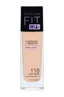 Maybelline Fit Me! Podkład rozświetlający Luminous&Smooth nr 118 Light Beige 30ml