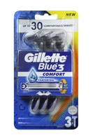 GILLETTE Blue 3 Comfort Maszynka do golenia dla mężczyzn 1 op. - 3 szt.
