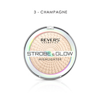 REVERS Puder rozświetlający STROBE & GLOW HIGHLIGHTER 03 Champagne 8 g