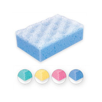 Top Choice Gąbka do kąpieli prostokąt mix 4 kolorów