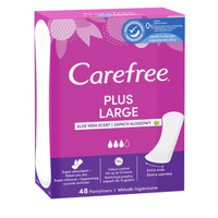 JOHNSON CAREFREE Large Aloe Vera Scent Wkładki higieniczne o zapachu aloesowym 48 szt.