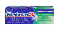 BLEND-A-MED 3D White Extreme Mint Kiss Pasta do zębów wybielająca 75 ml