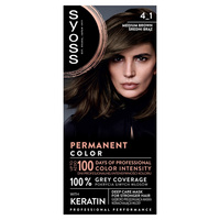 SYOSS Permanent Color Farba do włosów 4_1 Średni Brąz