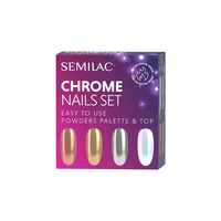 SEMILAC Zestaw prezentowy Chrome Nails Set