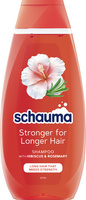 SCHAUMA Stronger for Longer Hair Szampon do włosów długich i osłabionych - Hibiscus & Rosemary 400 ml