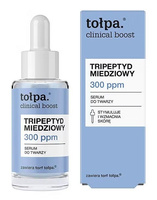 TOŁPA Clinical Boost Tripeptyd Miedziowy 300 ppm Serum do twarzy 30 ml