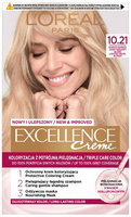 Loreal Excellence Creme Krem koloryzujący 10.21 bardzo jasny blond perłowy