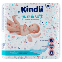Kindii Pure & Soft Podkłady jednorazowe dla niemowląt 1op.-10szt