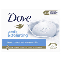 DOVE Gentle Exfoliating Mydło delikatnie złuszczające w kostce 3in1  90 g