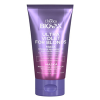 L`BIOTICA Biovax Ultra Violet for Blonds Maska Intensywna Regeneracja i Tonowanie Koloru do włosów blond i siwych 150ml