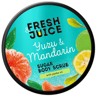 FRESH JUICE Cukrowy peeling do ciała Yuzu i mandarynka 200 ml