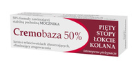 CREMOBAZA 50% Krem z mocznikiem złuszczający do pięt,stóp,łokci i kolan - skóra zrogowaciała 30g