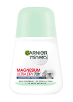 GARNIER Mineral Dezodorant roll-on Magnesium Ultra Dry 72h - Lasting Dry Protect 50 ml