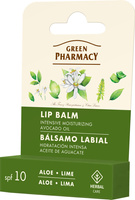 GREEN PHARMACY Balsam do ust Aloes i Limonka 3,6 g