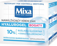 MIXA Hyalurogel Bogaty Krem intensywnie nawilżający 50 ml