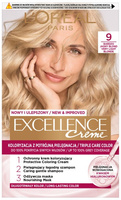 LOREAL Excellence Creme Farba do włosów 9 Bardzo jasny blond
