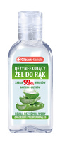 CLEAN HANDS Żel dezynfekujący do rąk - z Aloesem i Prowitaminą B5 50 ml