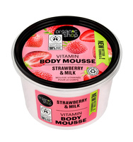 ORGANIC SHOP Mus do ciała truskawkowo - jogurtowy 250 ml