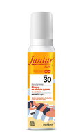 JANTAR Sun Bursztynowa pianka nawilżająca do opalania SPF 30 ze złotym pyłem 150 ml