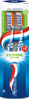AQUAFRESH Szczoteczka do zębów Extreme Clean - medium(średnia) DUO 2 sztuki