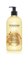 YOSKINE Gold & Caviar Balsam do ciała z ceramidami biomimetycznymi ujędrniająco regenerujący 400 ml