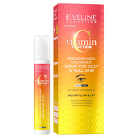 EVELINE Vitamin C 3x Action Rozjaśniająco - Chłodzące Serum pod oczy w roll-onie 15ml