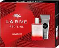 LA RIVE Zestaw prezentowy Red Line For Man (Woda toaletowa 90 ml + Żel pod prysznic 100 ml)