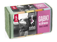 ANNA ZARADNA Gąbki do zmywania 1op.-5szt.