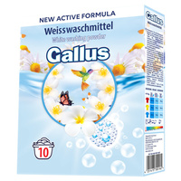 GALLUS Proszek do prania (10 prań) - White 650 g