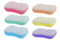 DONEGAL Gąbka do kąpieli i masażu - peeling (6019) 1 szt. - mix kolorów