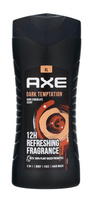 AXE Dark Temptation Żel pod prysznic dla mężczyzn 3w1 400 ml