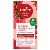 Tanita Natural & Fruity Plastry do depilacji twarzy z woskiem