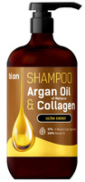 BIO NATURELL Szampon z olejkiem arganowym z Maroka i kolagenem do każdego rodzaju włosów z pompką 946 ml