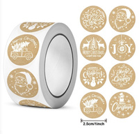 ECARLA ŚW Naklejki na taśmie śr.-25mm 500szt NNK18