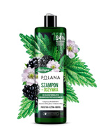 HERBAPOL Polana Szampon i odżywka do włosów 2w1 - Jeżyna & Pokrzywa & Mentol 400ml