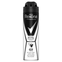 REXONA Men Antyperspirant w sprayu Invisible Black + White 150 ml