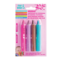 CHLAPU CHLAP Kąpielowe Kredki do rysowania Unicorn 1op. - 4 szt