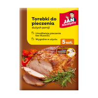 JAN NIEZBĘDNY Torebki do pieczenia dużych porcji (35x43cm) 1op.-5szt