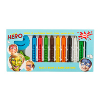 CHLAPU CHLAP Kredki do malowania twarzy i ciała - Super Hero - 10 sztuk