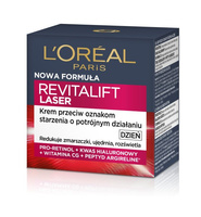 LOREAL Revitalift Laser Krem przeciw oznakom starzenia o potrójnym działaniu na dzień 50 ml