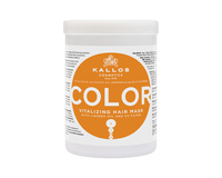 KALLOS Maska d/włosów 1000ml Color witalizująca&