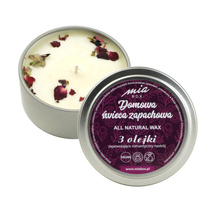 MIA BOX Domowa Świeca zapachowa 3 olejki - ROMANTYCZNY NASTRÓJ 160g