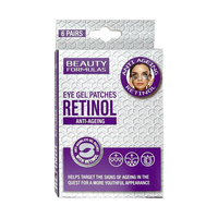 BEAUTY FORMULAS Retinol Przeciwstarzeniowe płatki pod oczy z retinolem 1 op. - 6 par